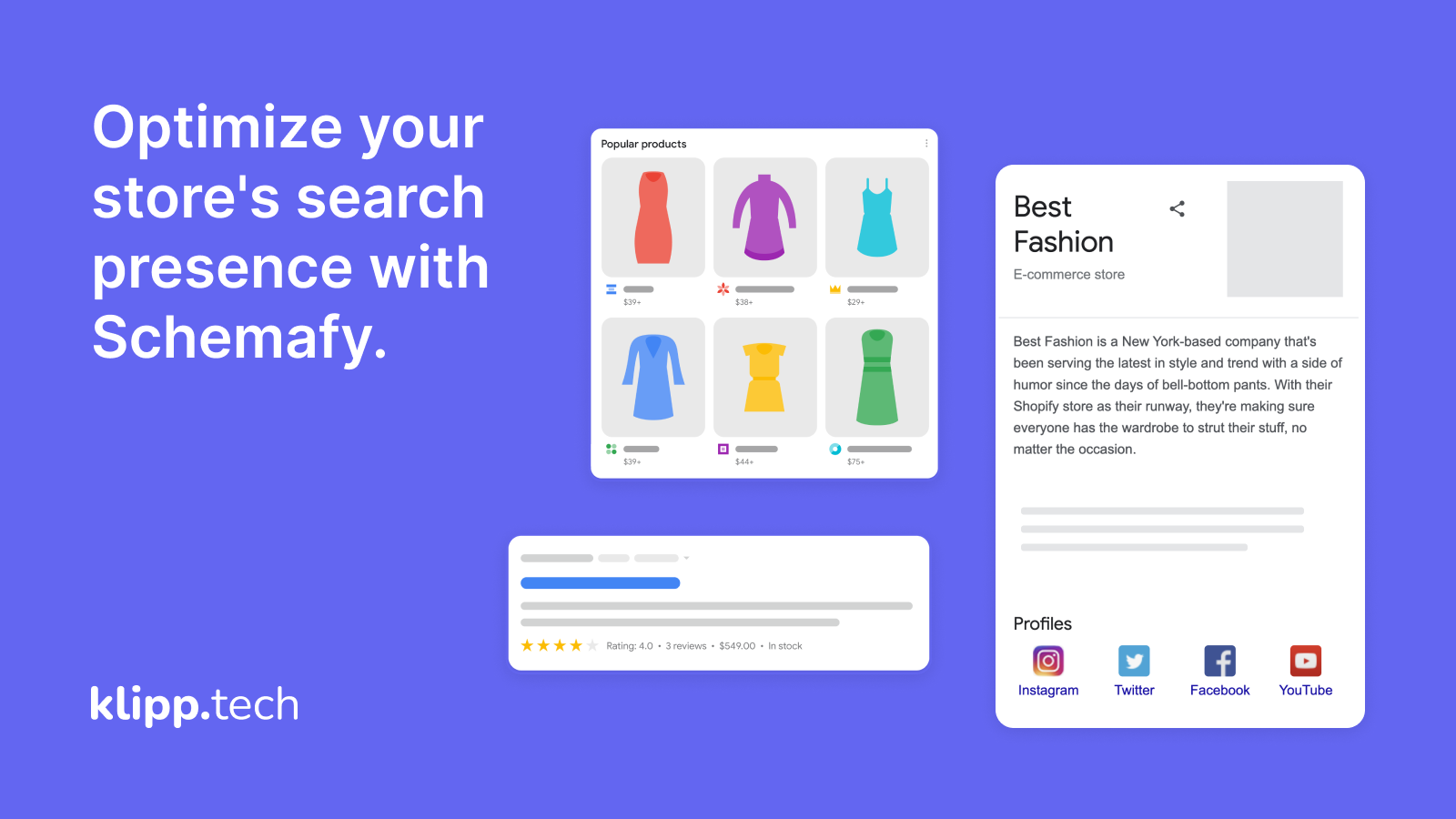 Schemafy - Schema for SEO | Shopify app by klipp.tech