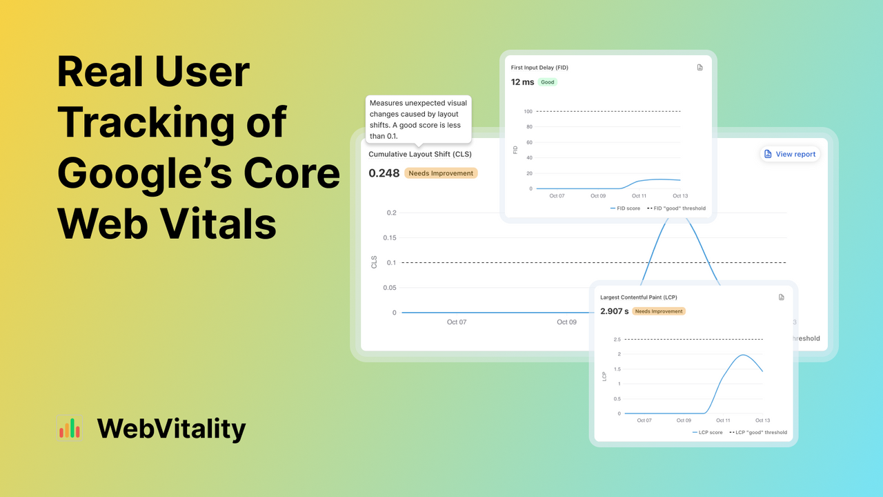 WebVitality: Core Web Vitals | Shopify app by klipp.tech